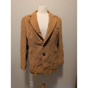 Vintage Europe Craft Tan Corduroy Blazer Jacket Made In Poland 42R